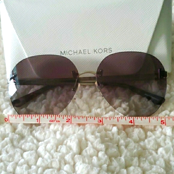 NWT Michael Kors Sydney Aviator Sunglasses - Picture 11 of 13